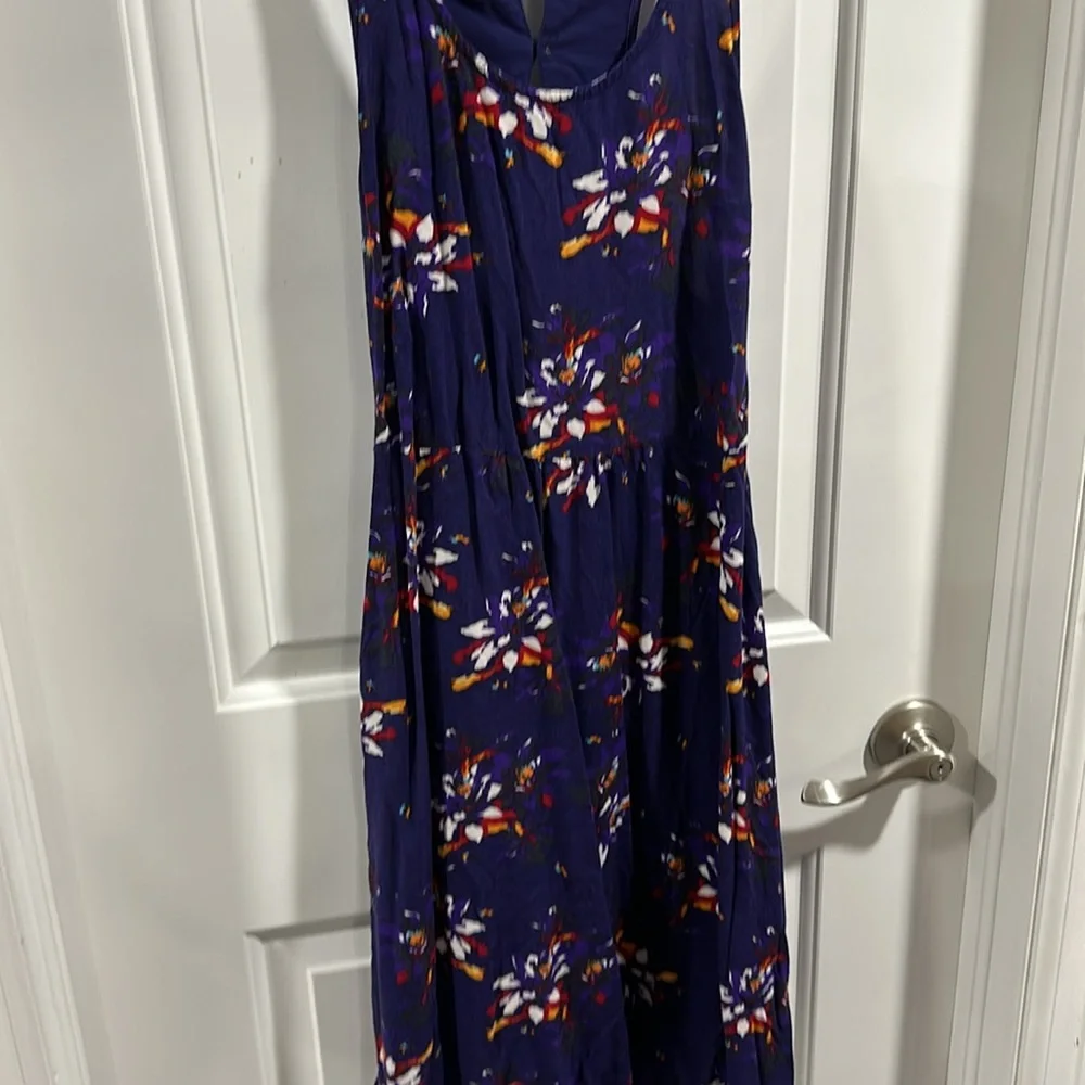 Roxy Floral Print Dress with Cut Out Back - Picture 1 of 7
